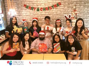 Celebrate christmas at ONLYOU Korean Language School