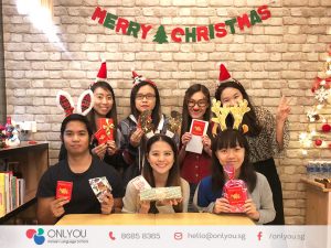 Celebrate christmas at ONLYOU Korean Language School