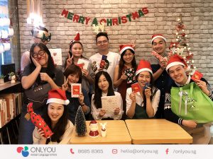Celebrate christmas at ONLYOU Korean Language School