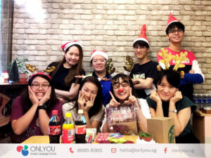 Celebrate christmas at ONLYOU Korean Language School